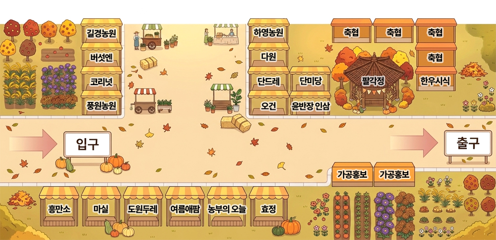 환영마당 안내도